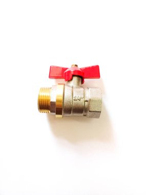 faucet on a white background. Plumbing