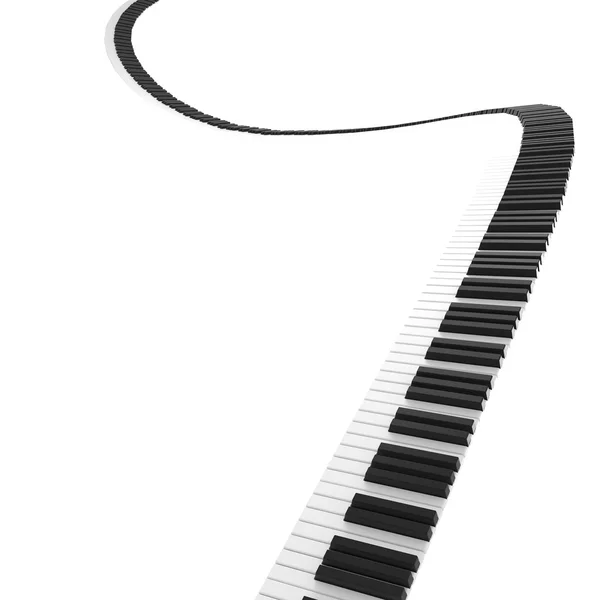 siyah ve beyaz piyano klavyesi