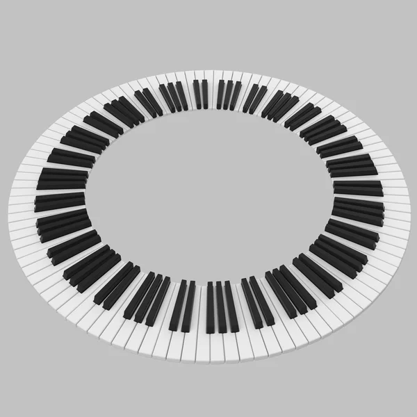 siyah ve beyaz piyano klavyesi