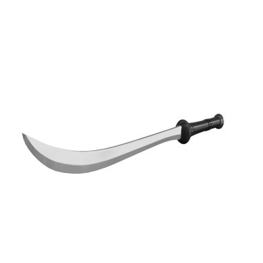 izole kılıç silah 3d çizim