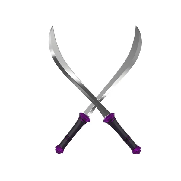 izole kılıç silah 3d çizim