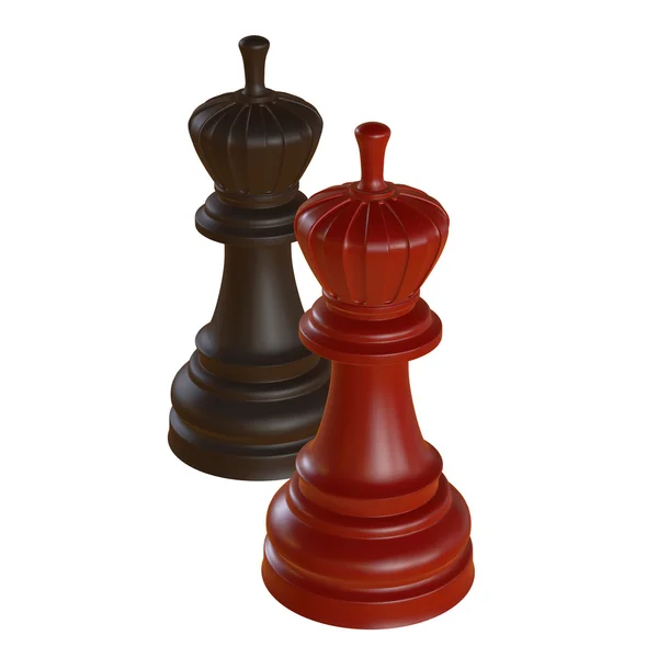 격리 된 체스 작은 입상 3d 그림 — 스톡 사진