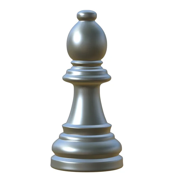 Isolado xadrez estatueta 3d ilustração — Fotografia de Stock