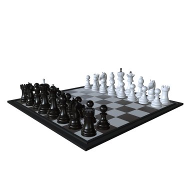 3D Satranç durum gösterimi