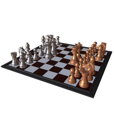 3D Satranç durum gösterimi