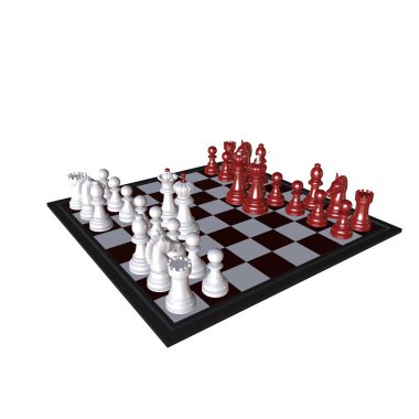 3D Satranç durum gösterimi