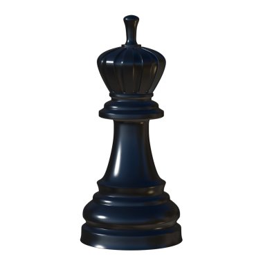 izole satranç heykelcik 3d çizim