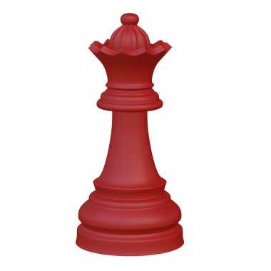 izole satranç heykelcik 3d çizim