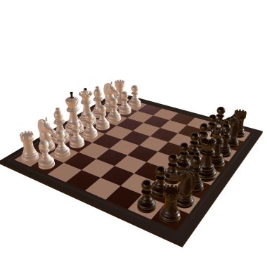 3D Satranç durum gösterimi