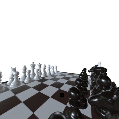 3D Satranç durum gösterimi