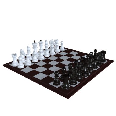 3D Satranç durum gösterimi