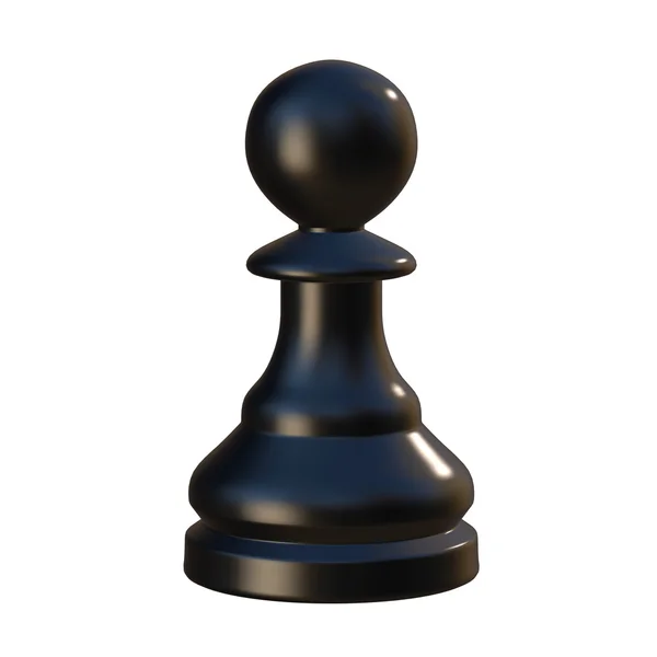 Isolated chess figurine 3d illustration — Stock Photo, Image