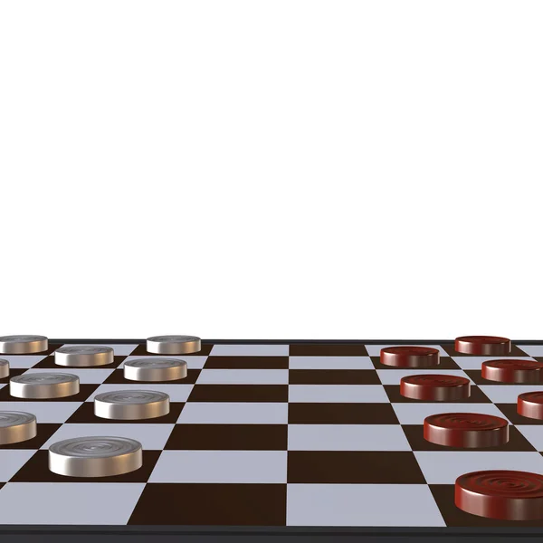 3d illustration of chess  situation — Stock Photo, Image