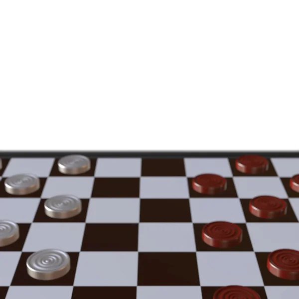 3d ilustración de la situación del ajedrez —  Fotos de Stock