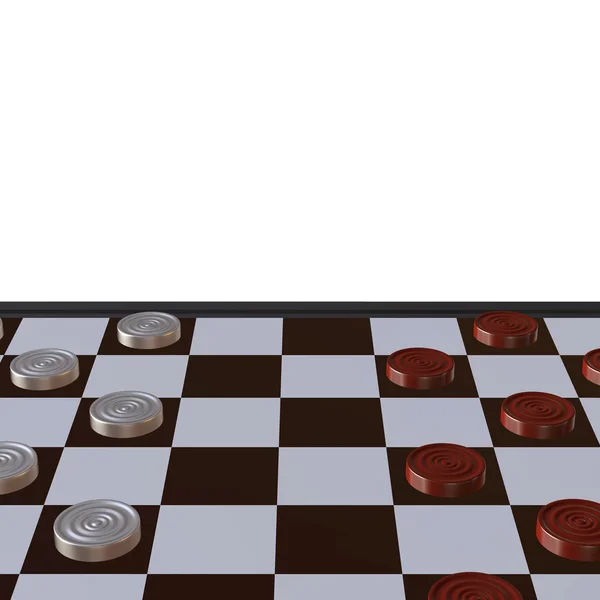 3d illustration of chess  situation — Stock Photo, Image