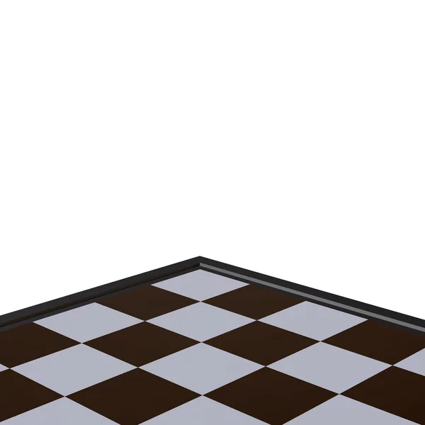 国际象棋形势三维图 — 图库照片