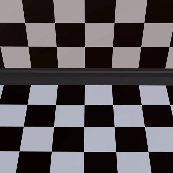 チェス状況の 3 d イラストレーション — ストック写真