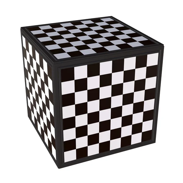 3D illustration av schack situation — Stockfoto