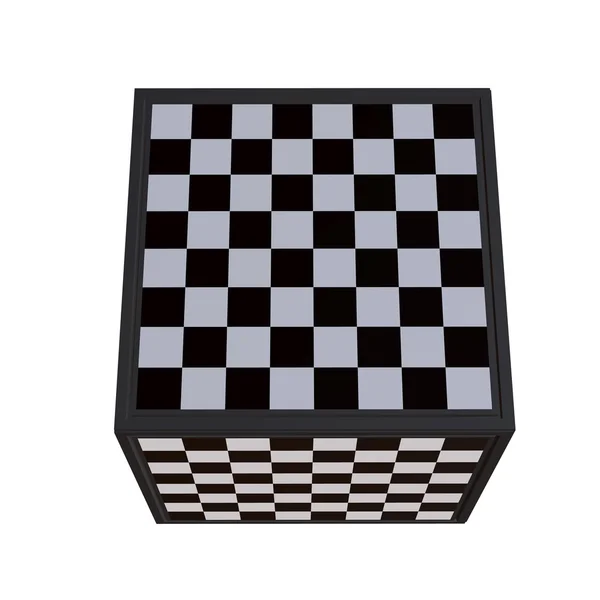 3D illustration av schack situation — Stockfoto