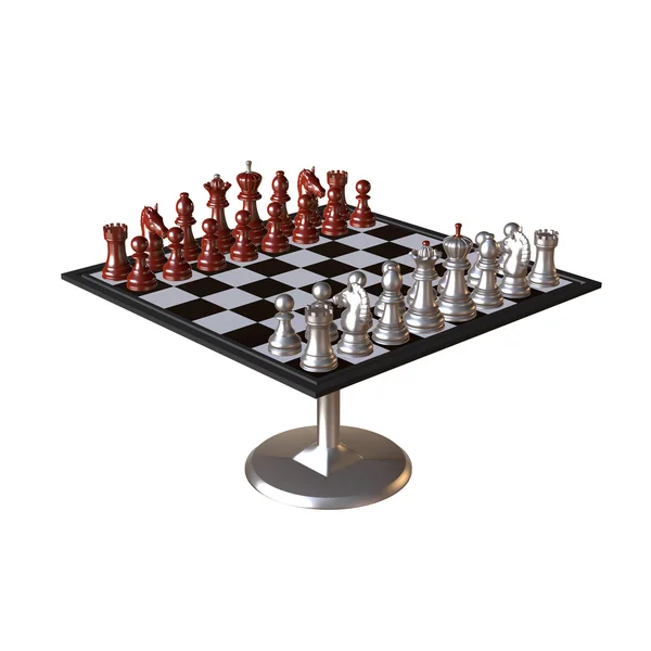 3d ilustración de la situación del ajedrez —  Fotos de Stock
