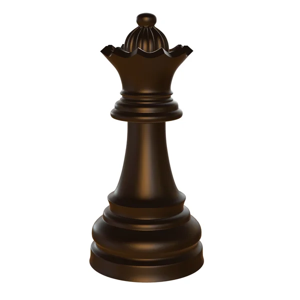 Izolované šachová figurka 3d ilustrace — Stock fotografie