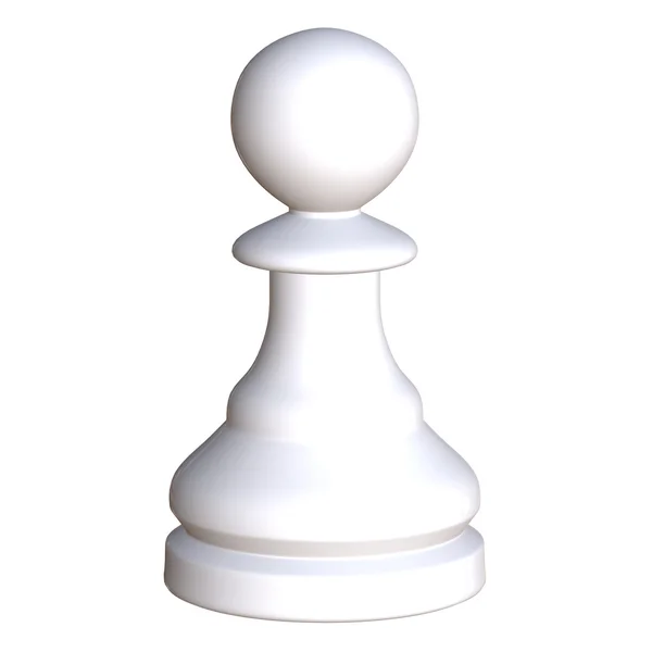 Isolerade schack statyett 3d illustration — Stockfoto