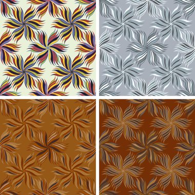 soyut sanat desen seti