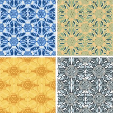 soyut sanat desen seti