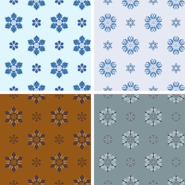 soyut sanat desen seti