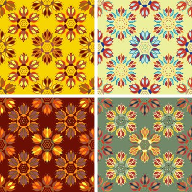 soyut sanat desen seti