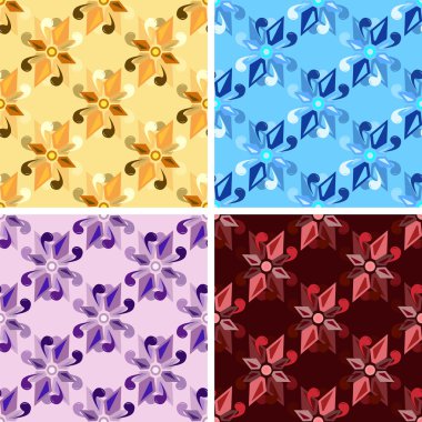 soyut sanat desen seti