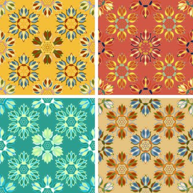 soyut sanat desen seti