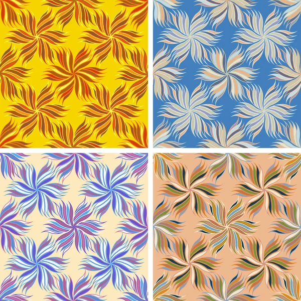 Abstract art pattern set — Stock Vector