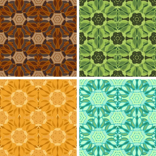 Abstract art pattern set — Stock Vector