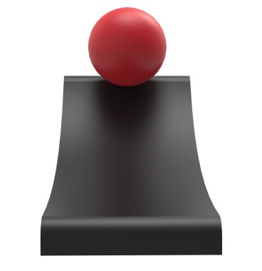 Top bir yamaç inişli çıkışlı