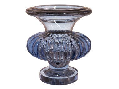 Cam vazo 3d render mavi tasarım