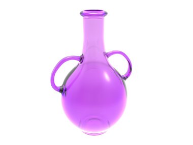 İki kulplu zarif dekoratif kavanoz