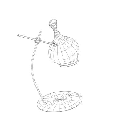 Modern organik kubbe lamba tel kafes