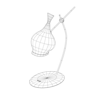 Modern organik kubbe lamba tel kafes