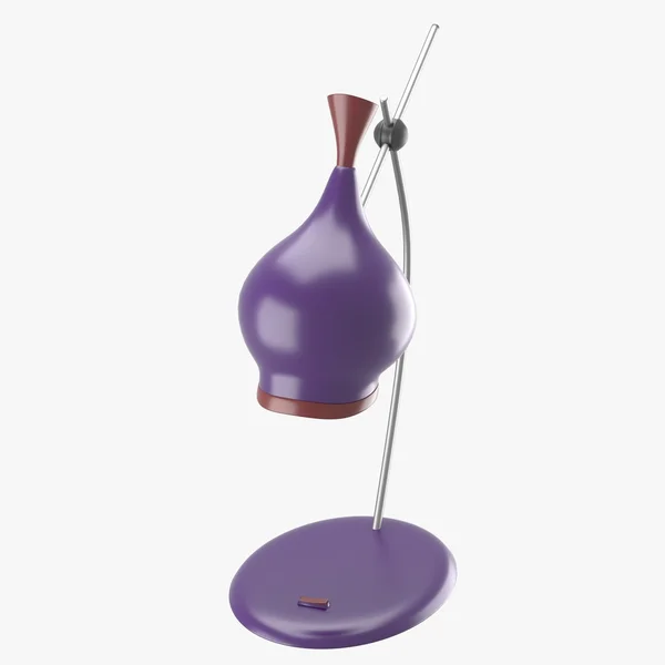 Design moderno lâmpada em roxo — Fotografia de Stock