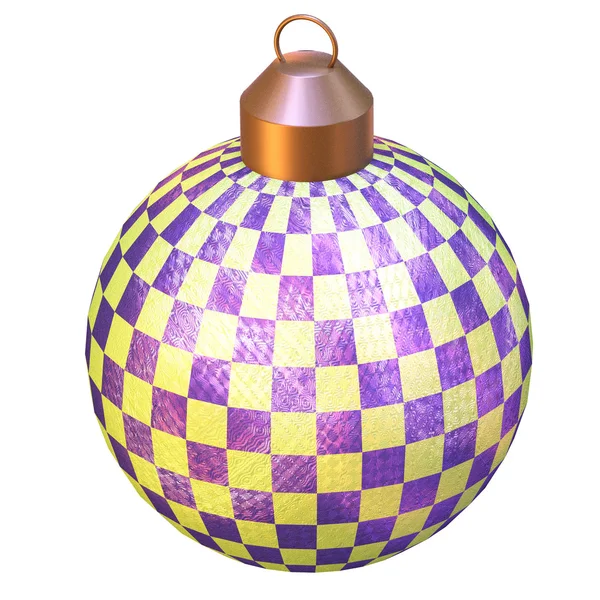 Isolated shiny christmas tree ball — Stock Photo, Image