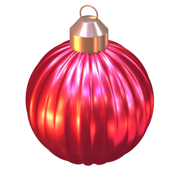 Isolated shiny christmas tree ball — Stock Photo, Image