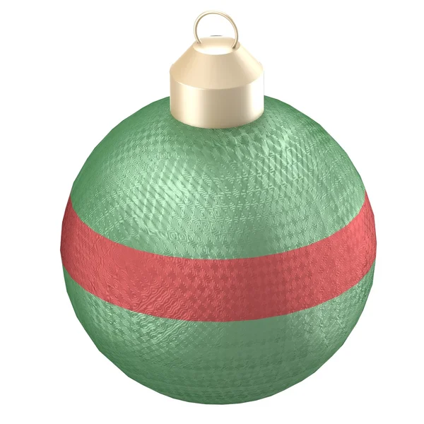 Isolated shiny christmas tree ball — Stock Photo, Image