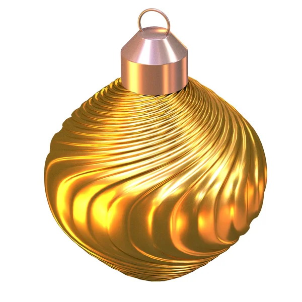 Isolated shiny christmas tree ball — Stock Photo, Image