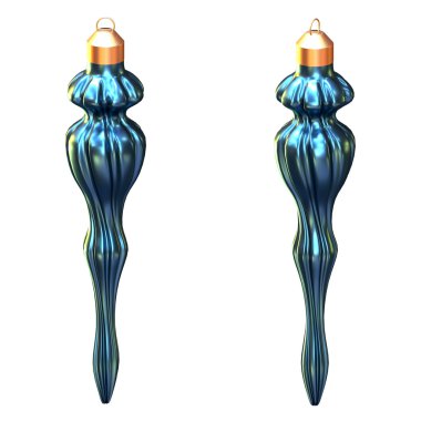 izole parlak Noel ağacı süsle