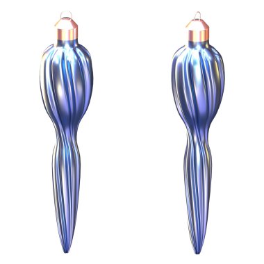 izole parlak Noel ağacı süsle