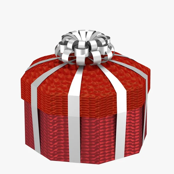 Caja de regalo brillante con bowknot — Foto de Stock