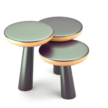 Üç uçak ile modern tablo