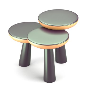 Üç uçak ile modern tablo