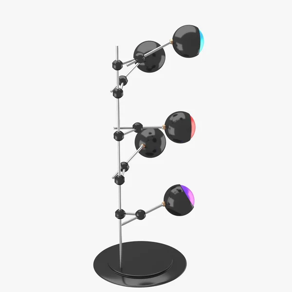 Modern lampa med fem ljus — Stockfoto